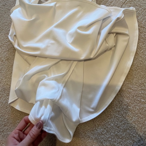 Katie May White Mermaid Spaghetti Strap Sweetheart Neckline Midi Dress Small - Picture 14 of 15